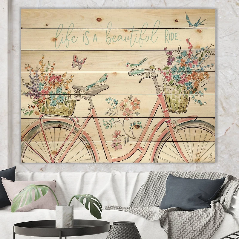 Designart - Spring Bike Bouquet