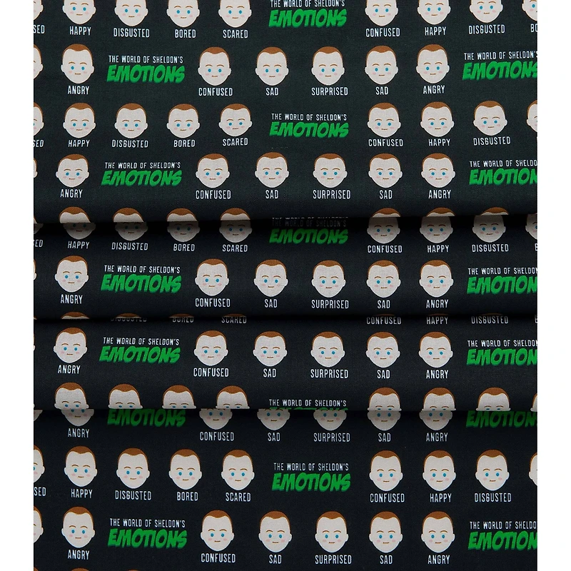 The Big Bang Theory Sheldon Precut Cotton Fabric