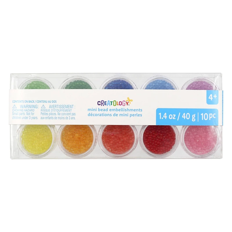 Transparent Mini Bead Embellishments by Creatology™