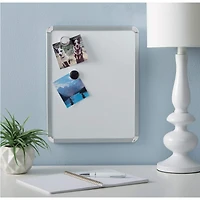 11" x 14" Framed White Magnetic Dry Erase Board by B2C®