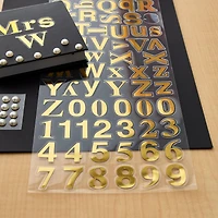 Gold Foil Alphabet Stickers by Recollections™