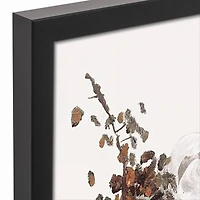 Spice Basket Florals 20" x 30" Black Framed Canvas