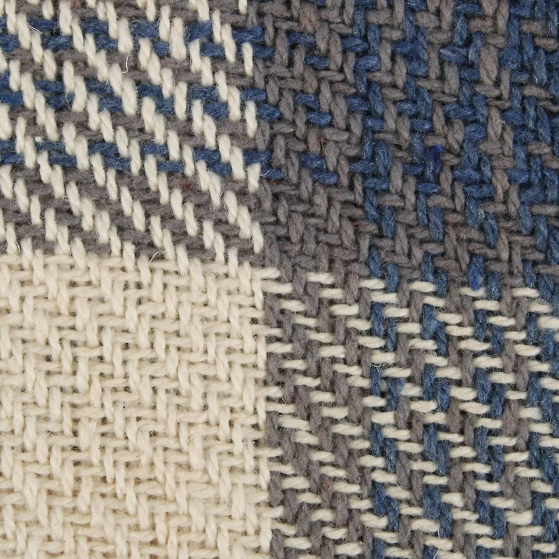 DII® French Blue Farmhouse Woven Throw