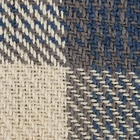DII® French Blue Farmhouse Woven Throw