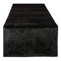 DII® 72" Black Velvet Table Runner