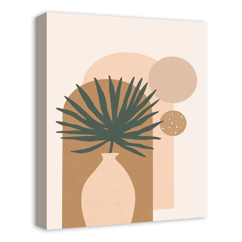 Palm In Pot 16" x 20" Canvas Wall Art