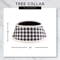 DII® Red & Black Buffalo Check Holiday Tree Collar