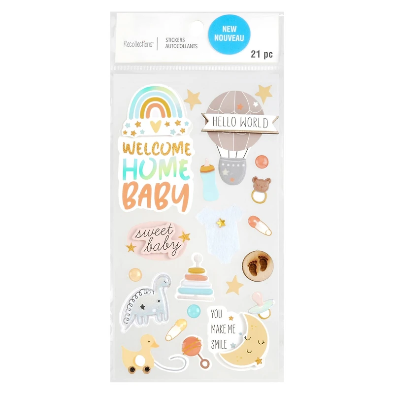 Welcome Baby Dimensional Stickers by Recollections™