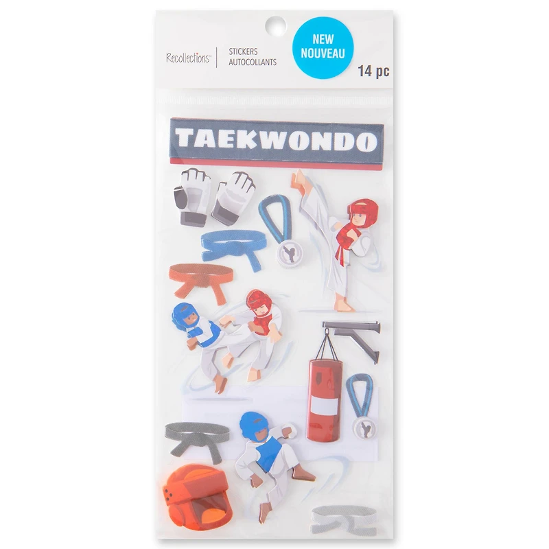 Tae Kwon Do Dimensional Stickers by Recollections™