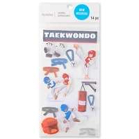 Tae Kwon Do Dimensional Stickers by Recollections™