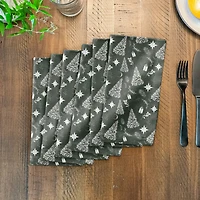 Designs Direct Sage Christmas 10" x 10" Cotton Twill Napkin