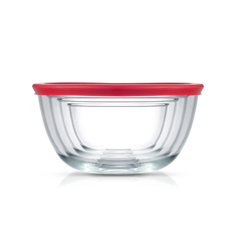 JoyJolt® Glass Mixing Bowls with Lids Set