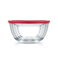 JoyJolt® Glass Mixing Bowls with Lids Set