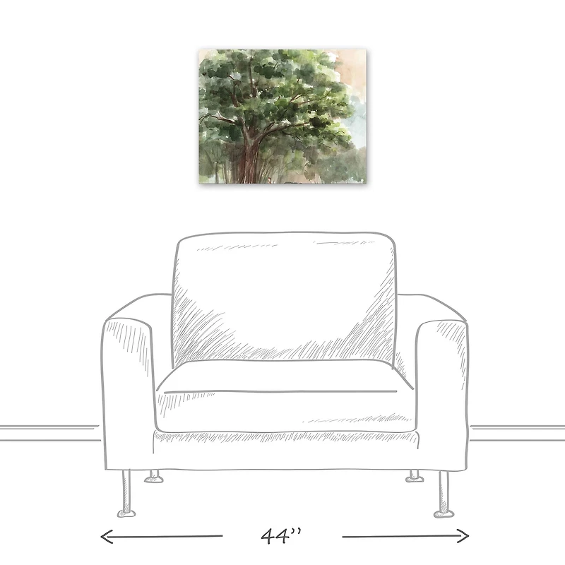 Pastoral Tree 20" x 16" Canvas Wall Art