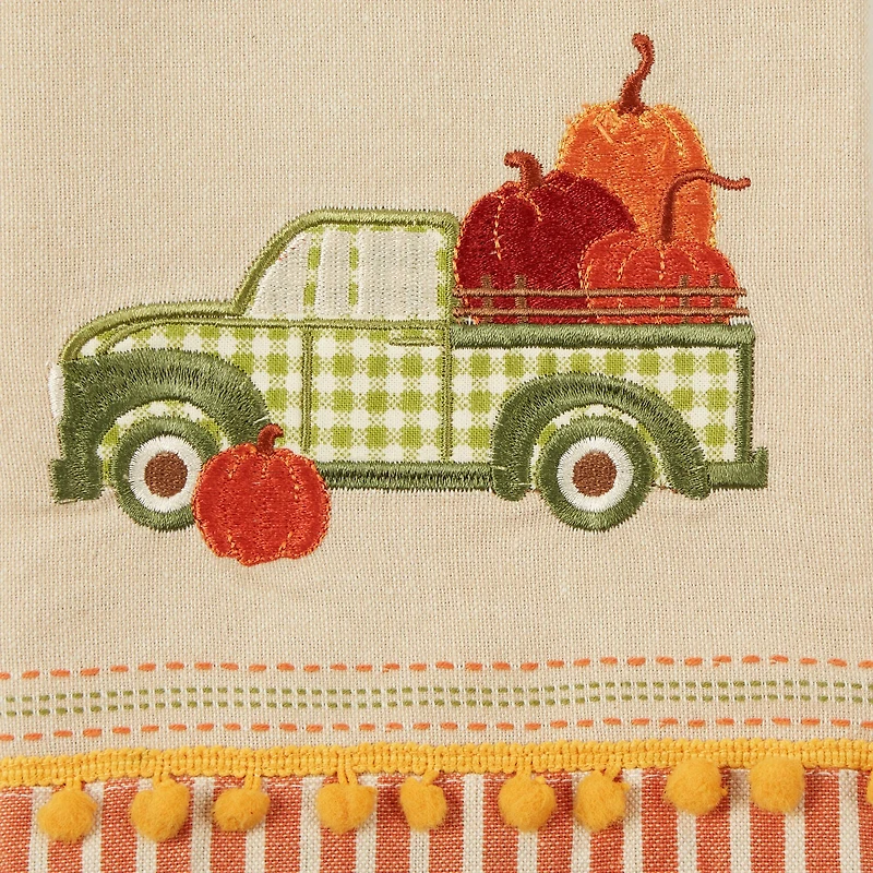 DII® Pumpkin Patch Truck Dishtowel Set