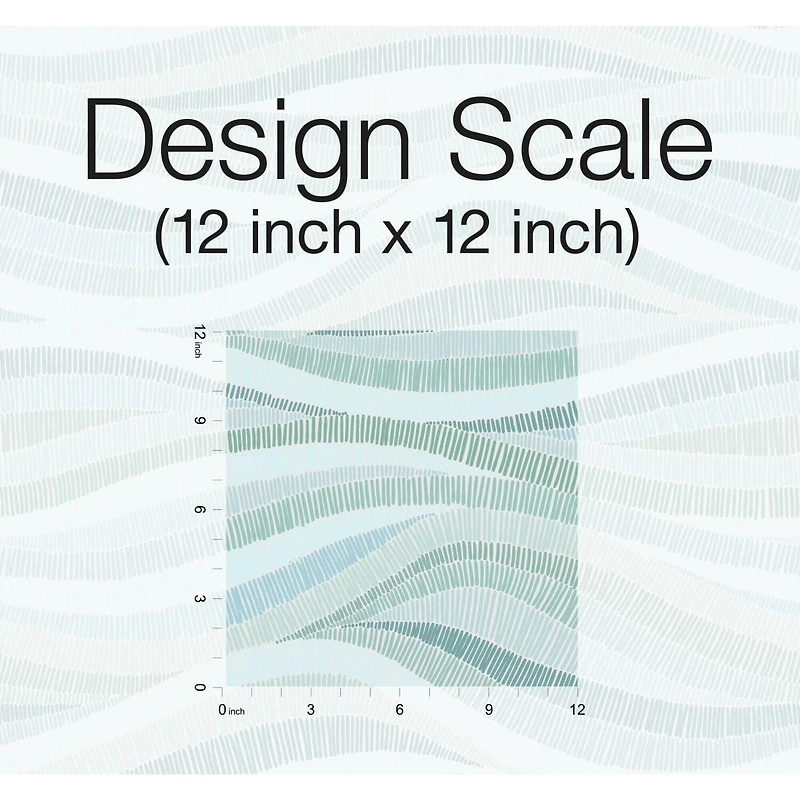 RoomMates Mosaic Waves Peel & Stick Wallpaper