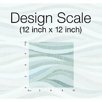 RoomMates Mosaic Waves Peel & Stick Wallpaper