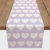 Home Heart Easter Runner 2 16" x 90" Cotton Twill Runner