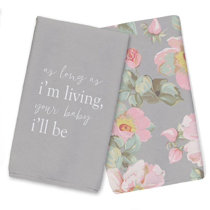 Your Baby I'll Be Tea Towel Set