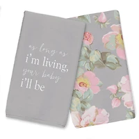 Your Baby I'll Be Tea Towel Set