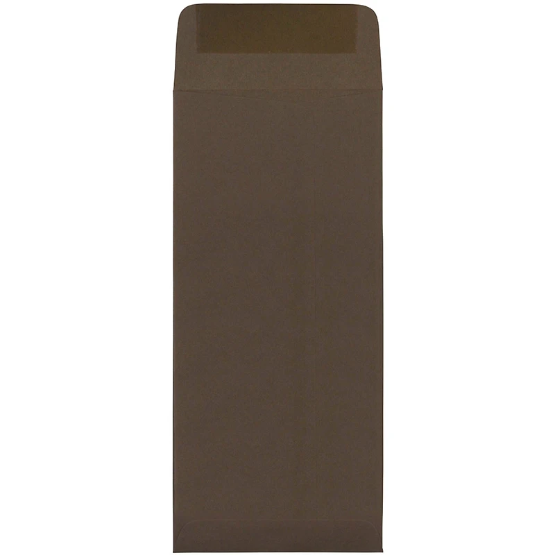 JAM Paper #10 Chocolate Brown Policy Business Premium Envelopes