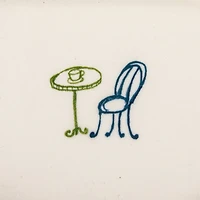 Hello Honey® 9.5" White Stoneware Plates with Handles Set