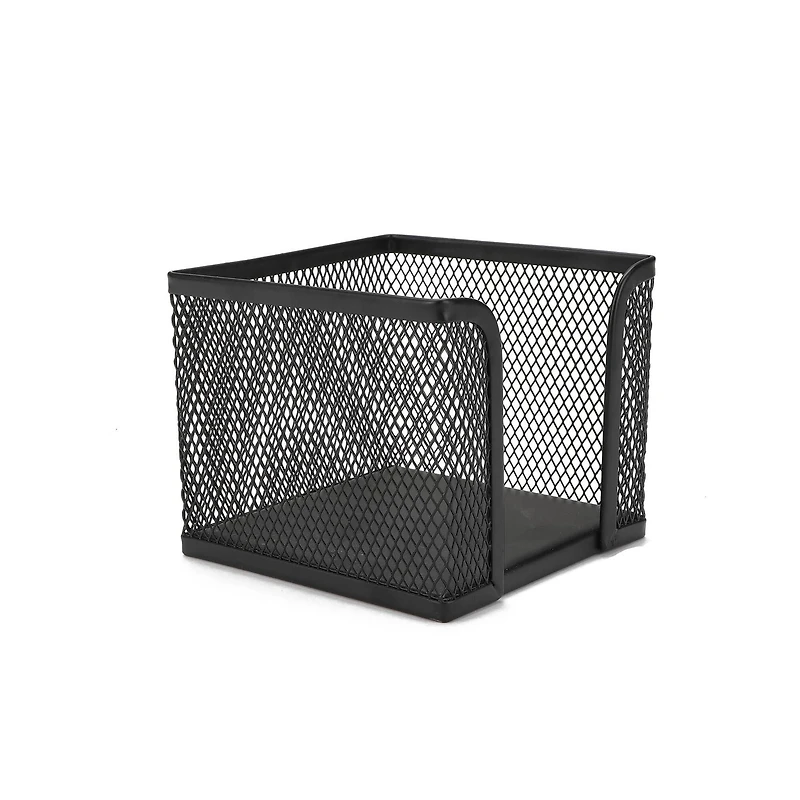 Mind Reader Black 2-Pack Metal Mesh Memo Pad Holder