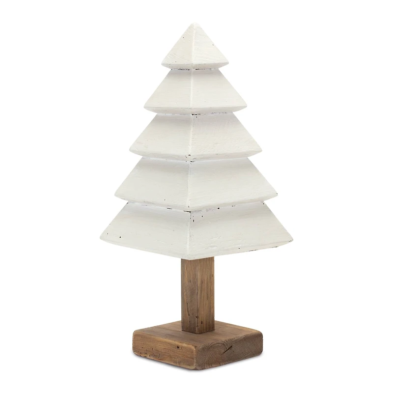 Tiered Wood Pine Tree Set