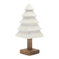 Tiered Wood Pine Tree Set