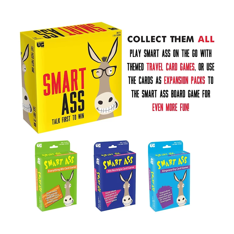 Smart Ass Everything 80s Card Game