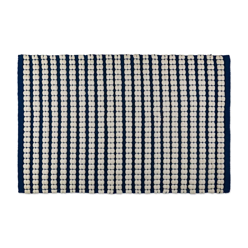 DII® Navy Braided Stripe Rug, 2ft. x 3ft.