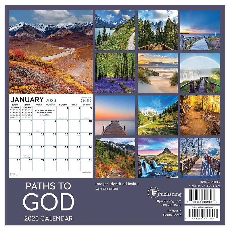 2026 Paths to God Mini Calendar
