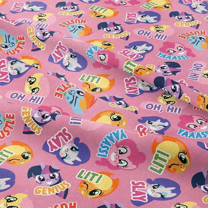Camelot Fabrics My Little Pony Toss Cotton Precut Fabric Bundle