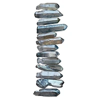 12 Pack:  Blue Luster Crystal Stone Nugget Beads by Bead Landing™