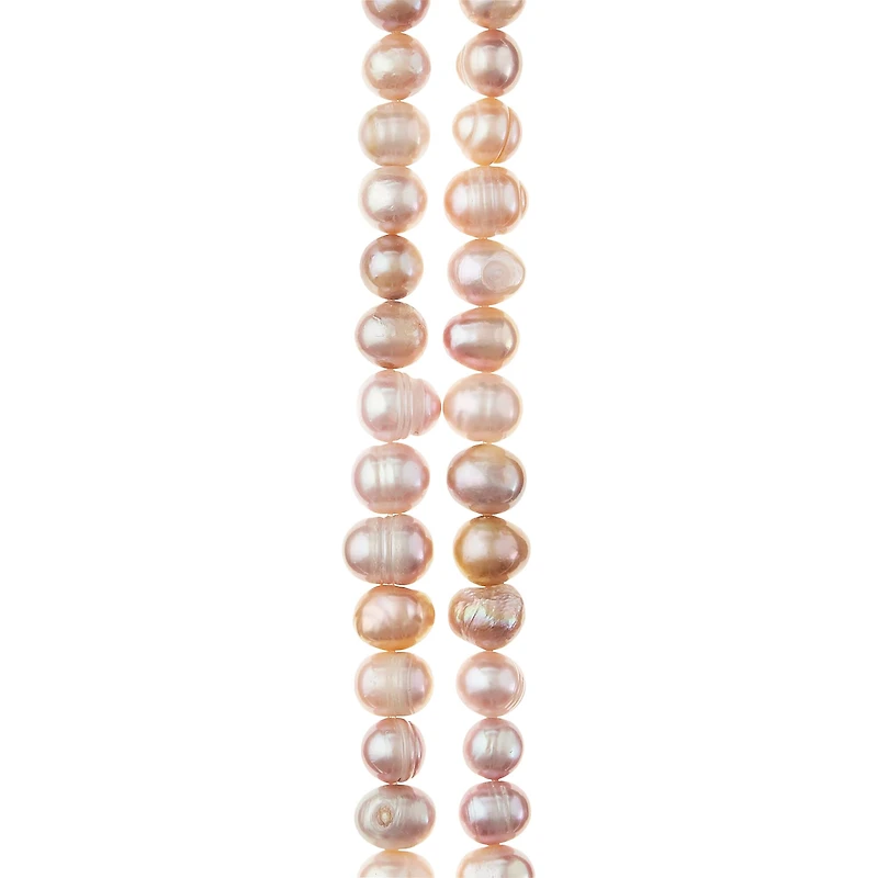 Lavender Pearl Potato Beads, 8mm by Bead Landing™