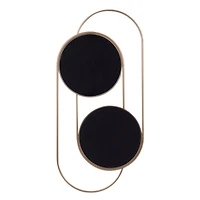 43" Gold Contemporary Metal Wall Mirror