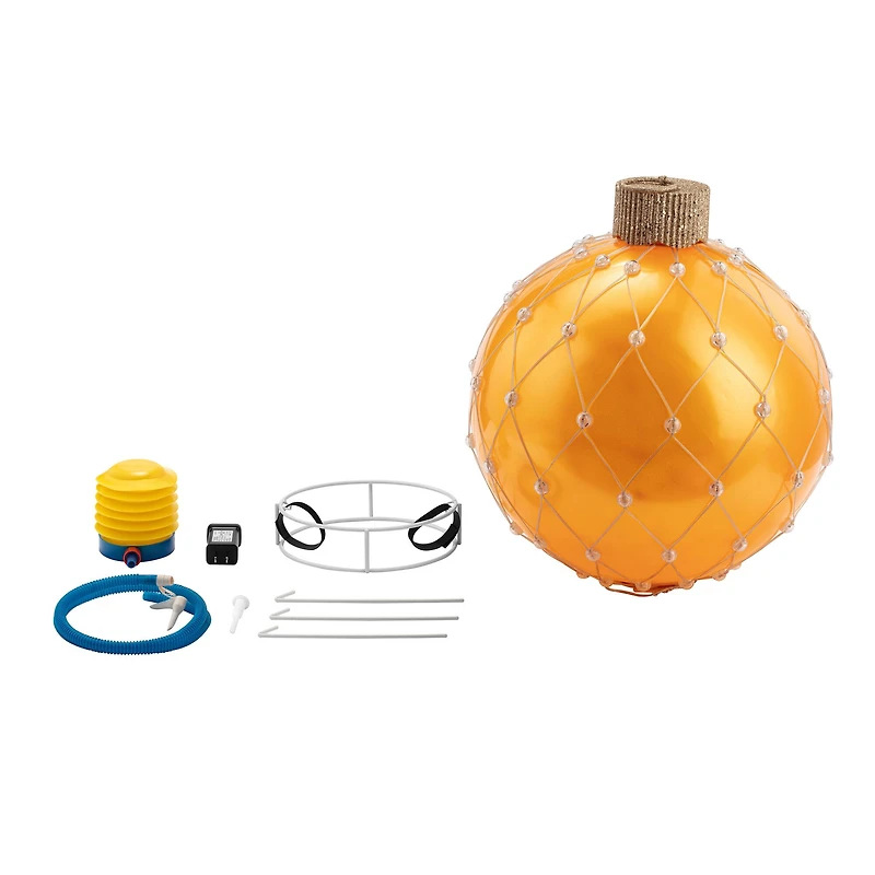 21" Gold Outdoor Lightshow Ornament