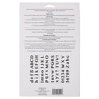 2" Modern Sans Serif Alphabet Stencils by Craft Smart®