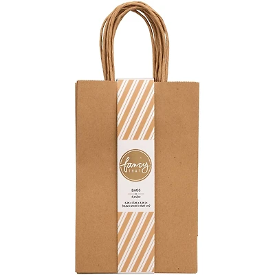 American Crafts™ Fancy That Small Kraft Gift Bags, 6ct.