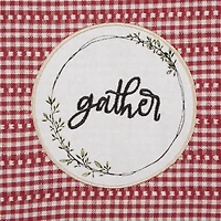 Barn Red Farm To Table Embellished Dishtowel (Set of 4)