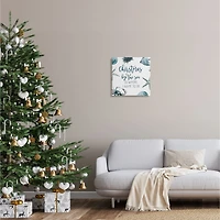 Stupell Industries Christmas By The Sea Nautical Canvas Wall Art