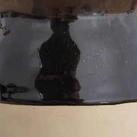 Hello Honey® 4.4" Black Stoneware Sugar Pot with Lid & Wood Spoon