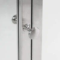 Head West Brushed Nickel Stainless Steel Recessed Mirrored Medicine Cabinet