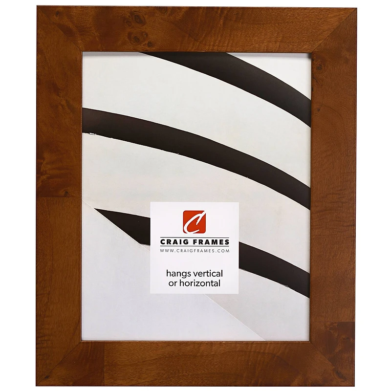 Craig Frames Innovations Brown Burl Picture Frame
