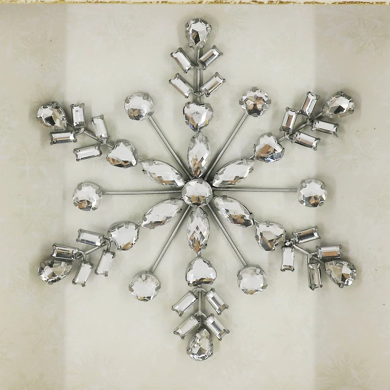 7" x 8" Snowflake Block Tabletop Décor by Ashland