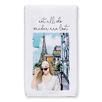 Not All Who Wander Are Lost 16" x 25" Tea Towel Set of 2