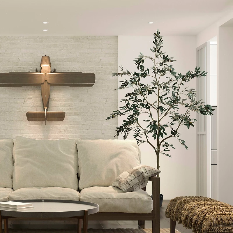 7ft. Potted Olive Tree