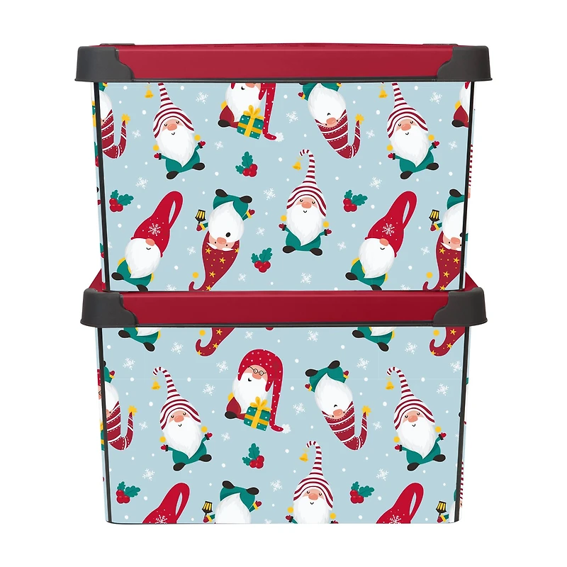 Simplify Holiday Gnome Sweet Gnome Storage Tote