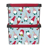 Simplify Holiday Gnome Sweet Gnome Storage Tote