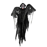 5ft. Animated Hanging Zombie Vampire with Lights & Sound Halloween Decoration